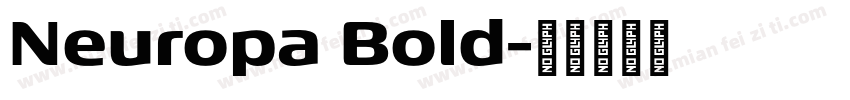 Neuropa Bold字体转换